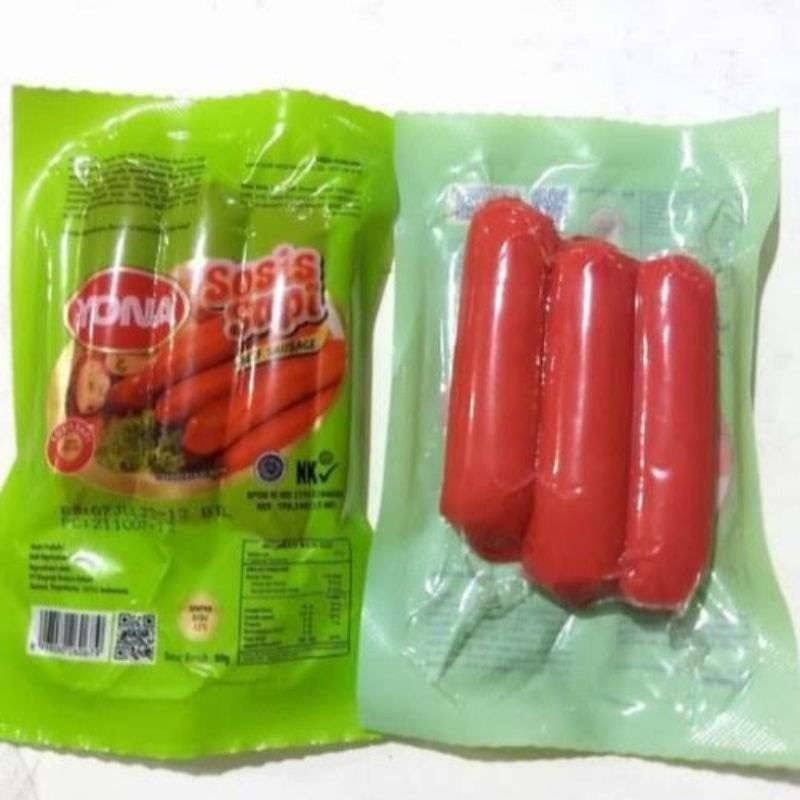 

Yona Sosis Sapi isi 3 pcs 80Gr