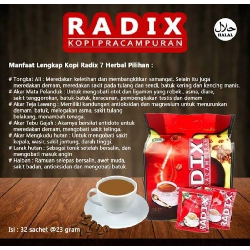 

kopi RADIX asli Malaysia