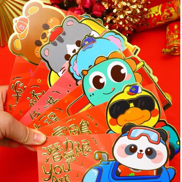 

[COLA] Angpao 3D Imlek Tahun Naga Premium isi 6pcs / Imlek Tahun 2024 / Angpao Premium Naga