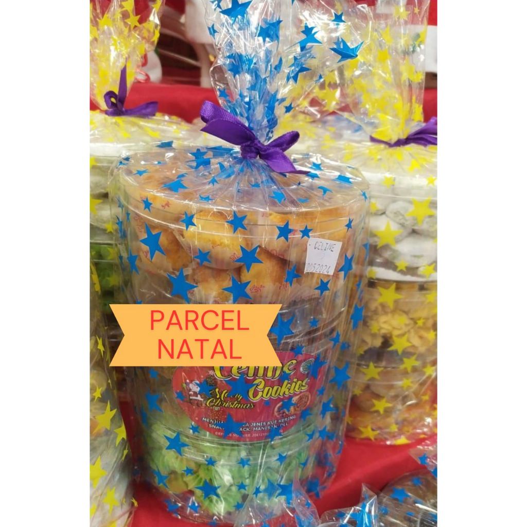 

HAMPERS NATAL KUE KERING 3 TOPLES CELINE PARCEL BINGKISAN MERRY CHRISTMAS