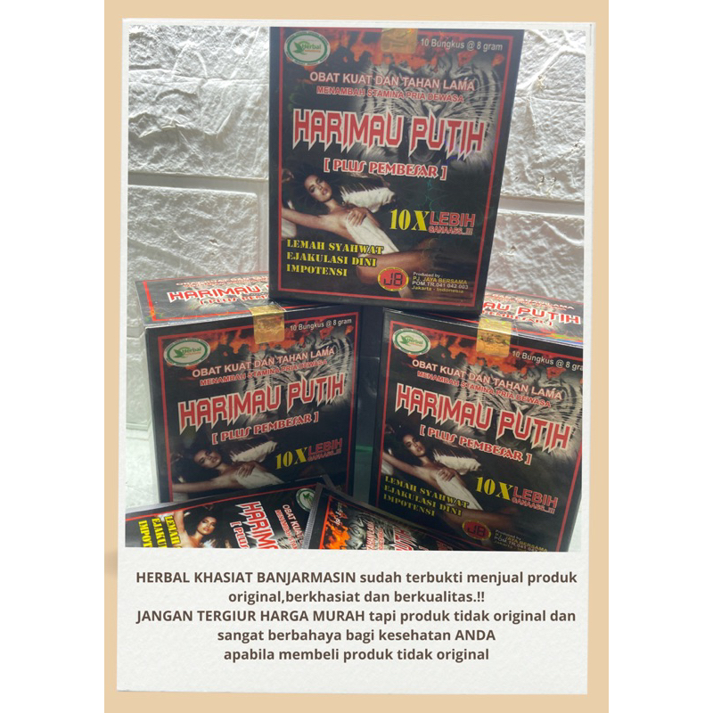 harimau putih jamu original