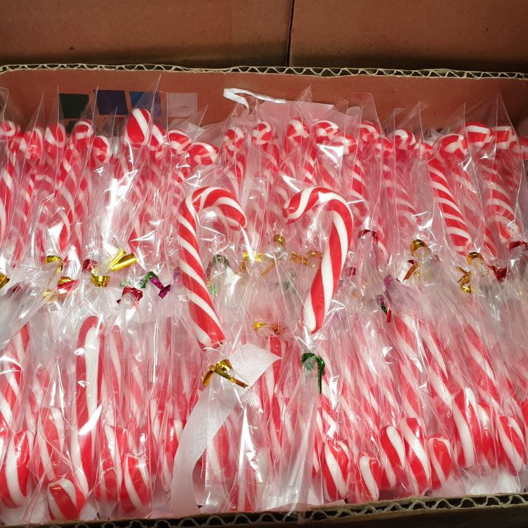

Permen Tongkat Natal - Candy Cane uk 7cm isi 50 dyt