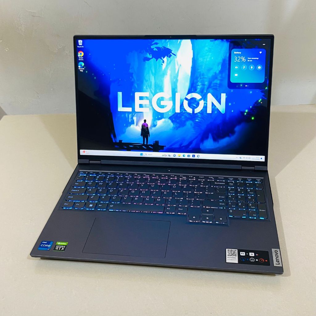 Laptop gaming Lenovo Legion 82RF kondisi bekas normal siap pakai, garansi panjang sampai MEI 2026