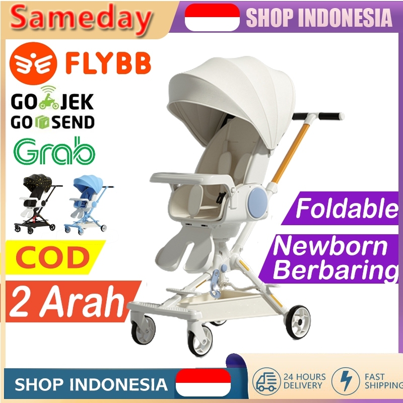 Stroller Baby  Kereta Dorong Bayi  Lipat  2 Arah Travelling Stroller Bayi Magic Stroller