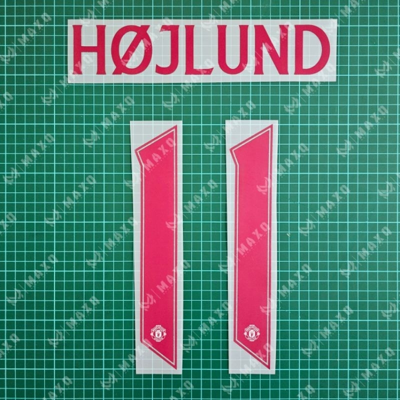 [ NAMESET ] JERSEY MAN UNITED THIRDD 2023 2024 CUP Ver HOJLUND