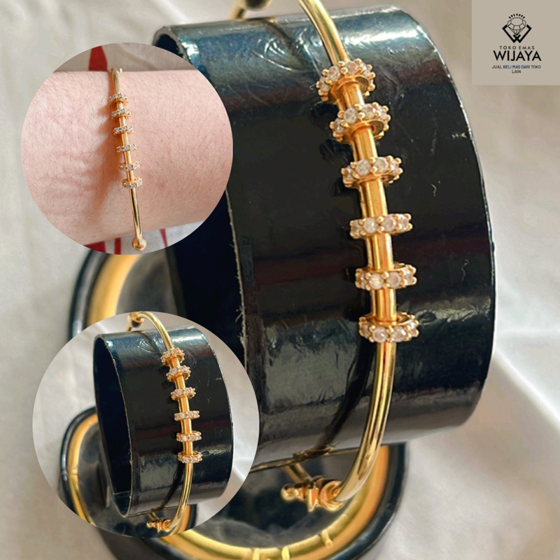 GELANG BANGLE MODEL EMAS FASHION KADAR 700