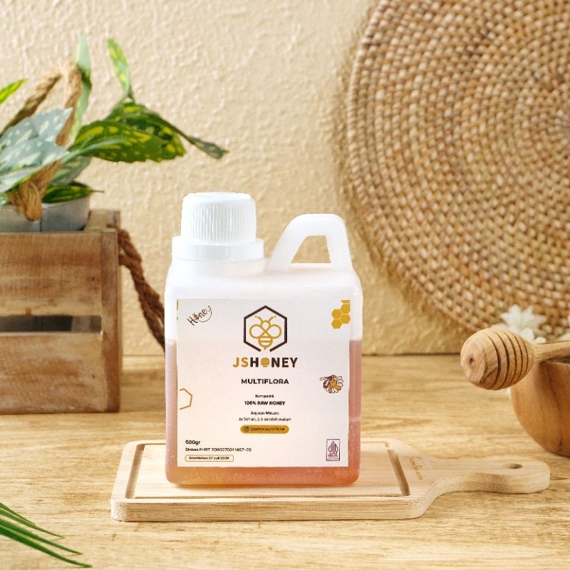 

Madu Asli JS Honey MULTIFLORA 100% Madu Murni Sertifikasi HALAL dan Dinkes P-IRT
