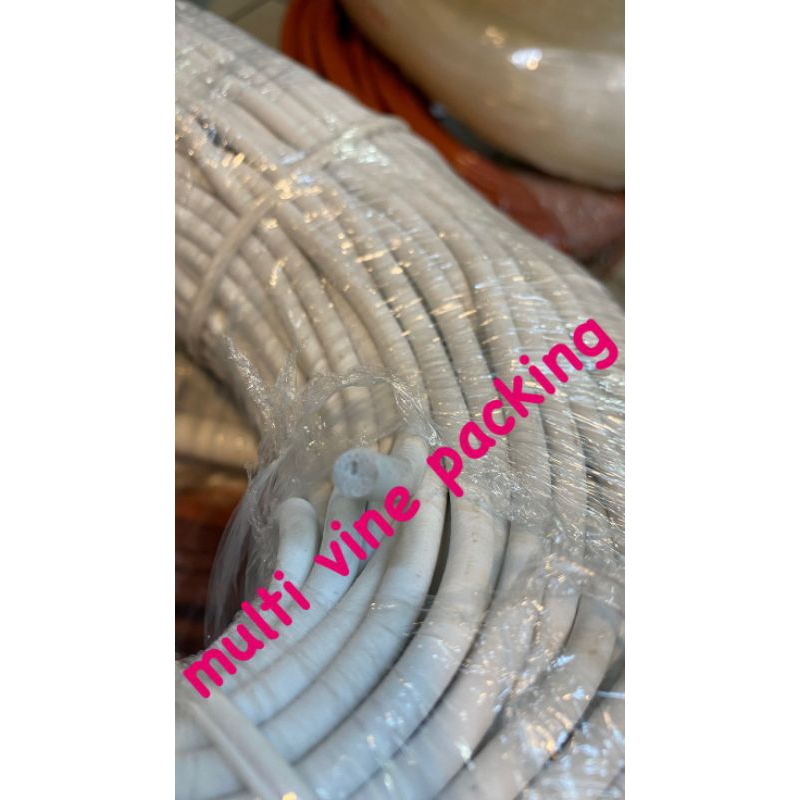 O ring spon silicone putih 5mm O ring seal sponge silicone putih meteran