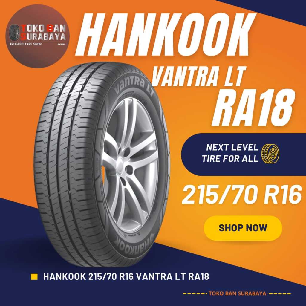 Ban HANKOOK HK 215/70 R16 215/70R16 215/70/16 21570 R16 21570R16 R16 R 16 VANTRA LT RA18 RA 18