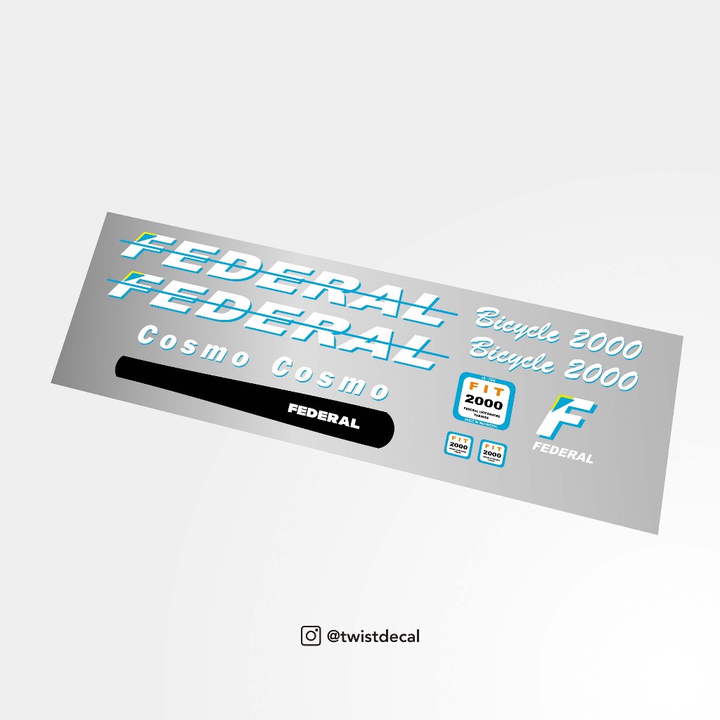STIKER FEDERAL COSMO
