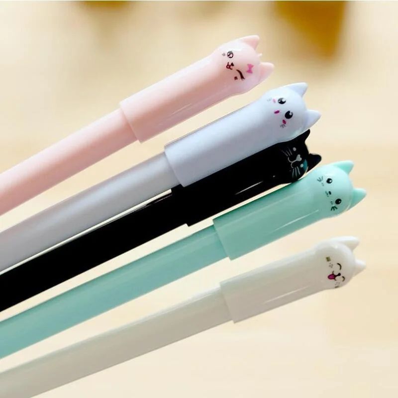 

pulpen pena karakter meow kucing warna warni