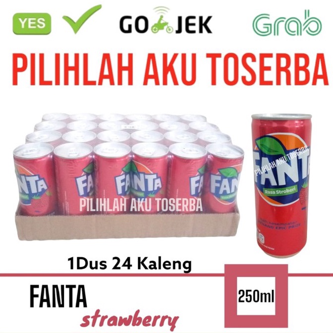 

Bay@r Di Tempat Fanta Strawberry KALENG CAN 250 ml - ( HARGA 1 DUS ) [208]