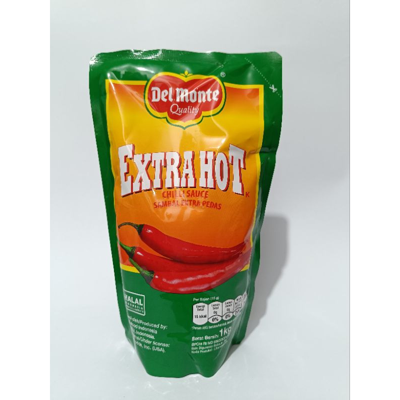 

Saus Sambal Delmonte Extra Hot Kemasan 1000 gram