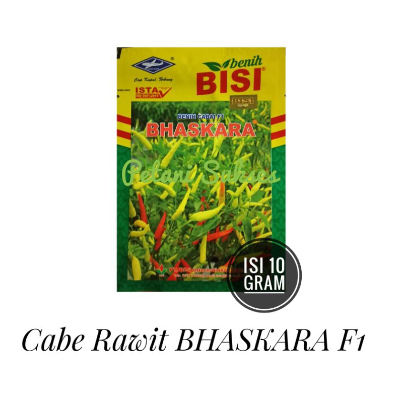 (10gr) Bibit Benih CABE RAWIT BHASKARA F1 hibrida Cap Kapal Terbang- Bisi