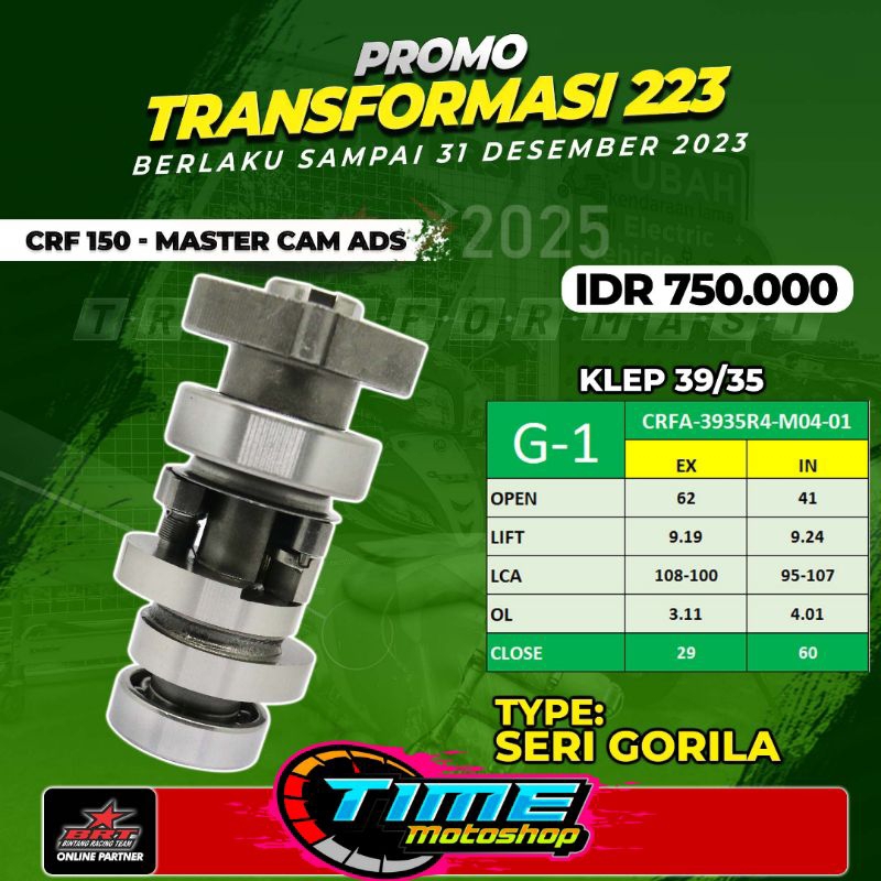 NOKEN AS BRT ADS CRF 150 / VERZA / NEW MEGAPRO