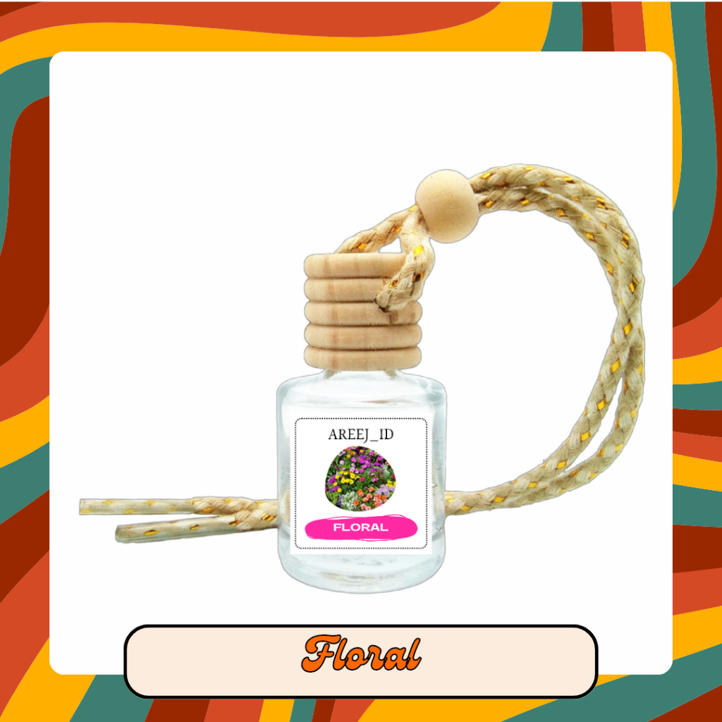 pengharum Gantung Floral 10ml, Pengharum Mobil, Parfum Mobil, Pewangi Mobil, Pengharum Ruangan, Pewa