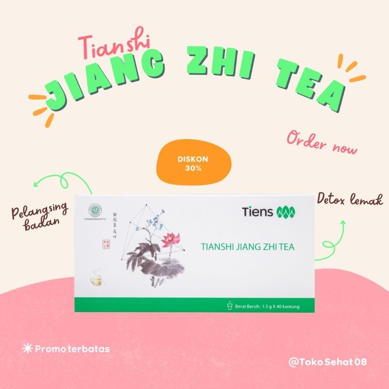 JIANG ZHI TEA - Pelangsing badan cepat dan ampuh - Pelangsing badan cepat dan ampuh untuk busui - Pe
