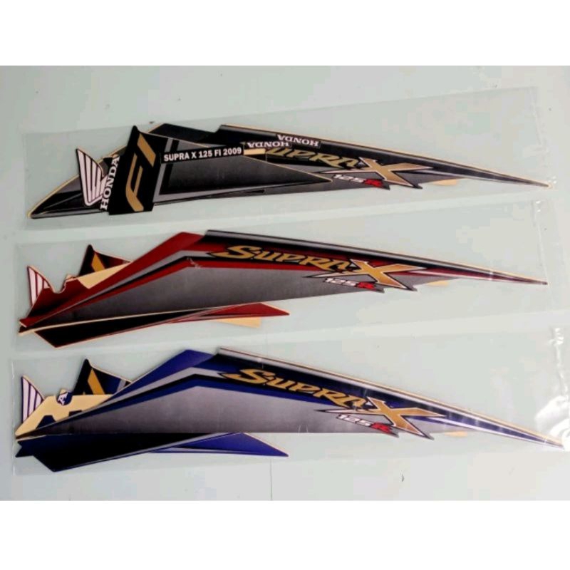 Striping motor / Les body Honda Supra x 125 FI 2009