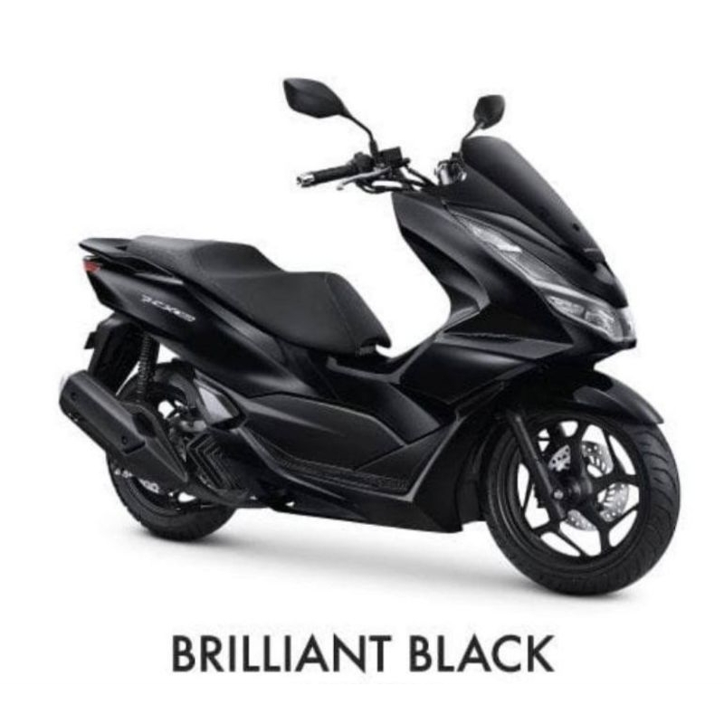 cover body full body halus pcx 160  hitam ori ahm