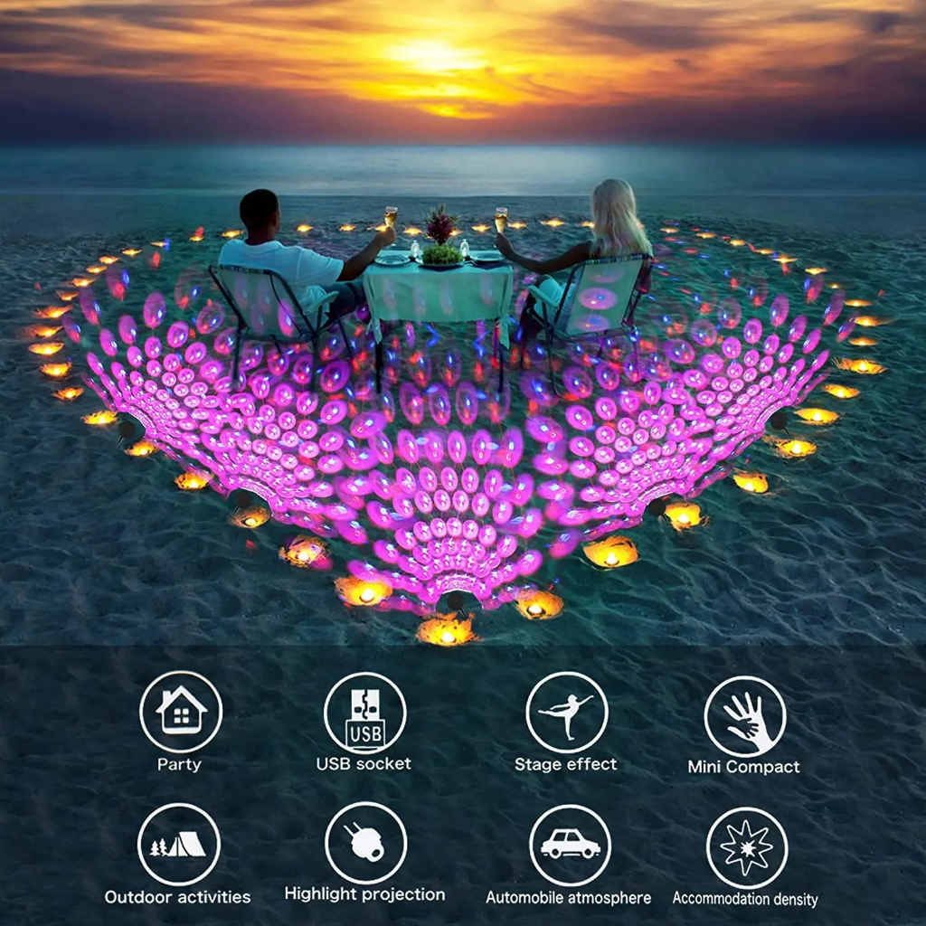 Lampu Laser Proyektor Led USB Bintang Star Dekorasi Plafon Mobil Kamar — 9