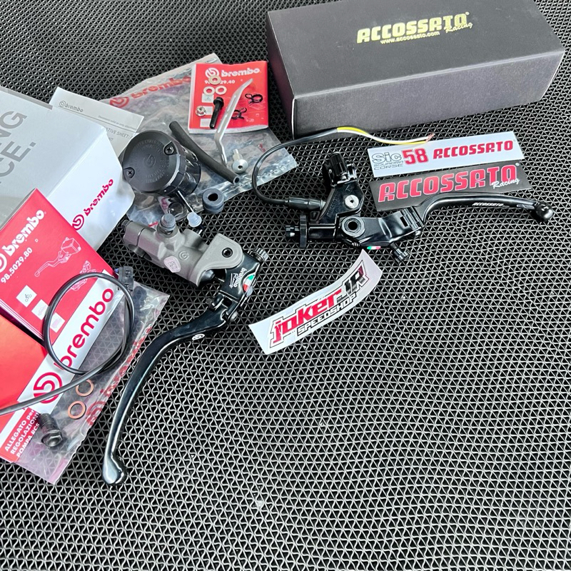 HANDLE MASTER REM BREMBO RCS 15 LONG ORIGINAL BREMBO TABUNG MINYAK REM ORIGINAL BREMBO HANDLE KOPLIN