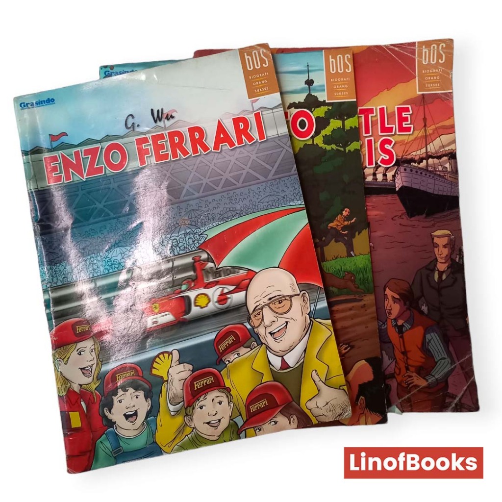 Buku Komik Pengetahuan Biografi Orang Sukses (BOS) - G.WU