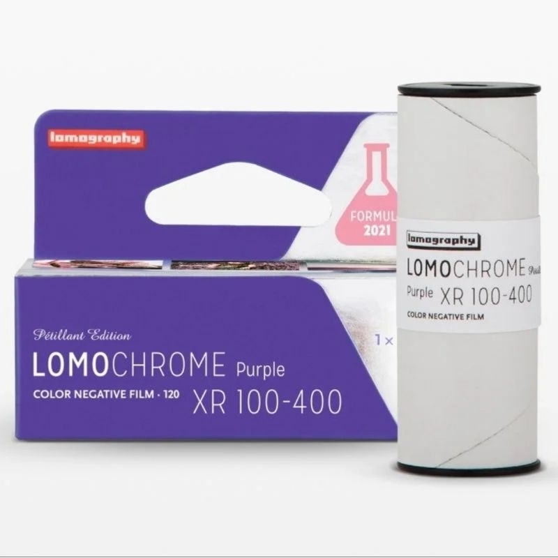 Lomography LomoChorme Purple 120 XR - roll film Lomo 120mm iso 100 - 400 kamera Medium Format