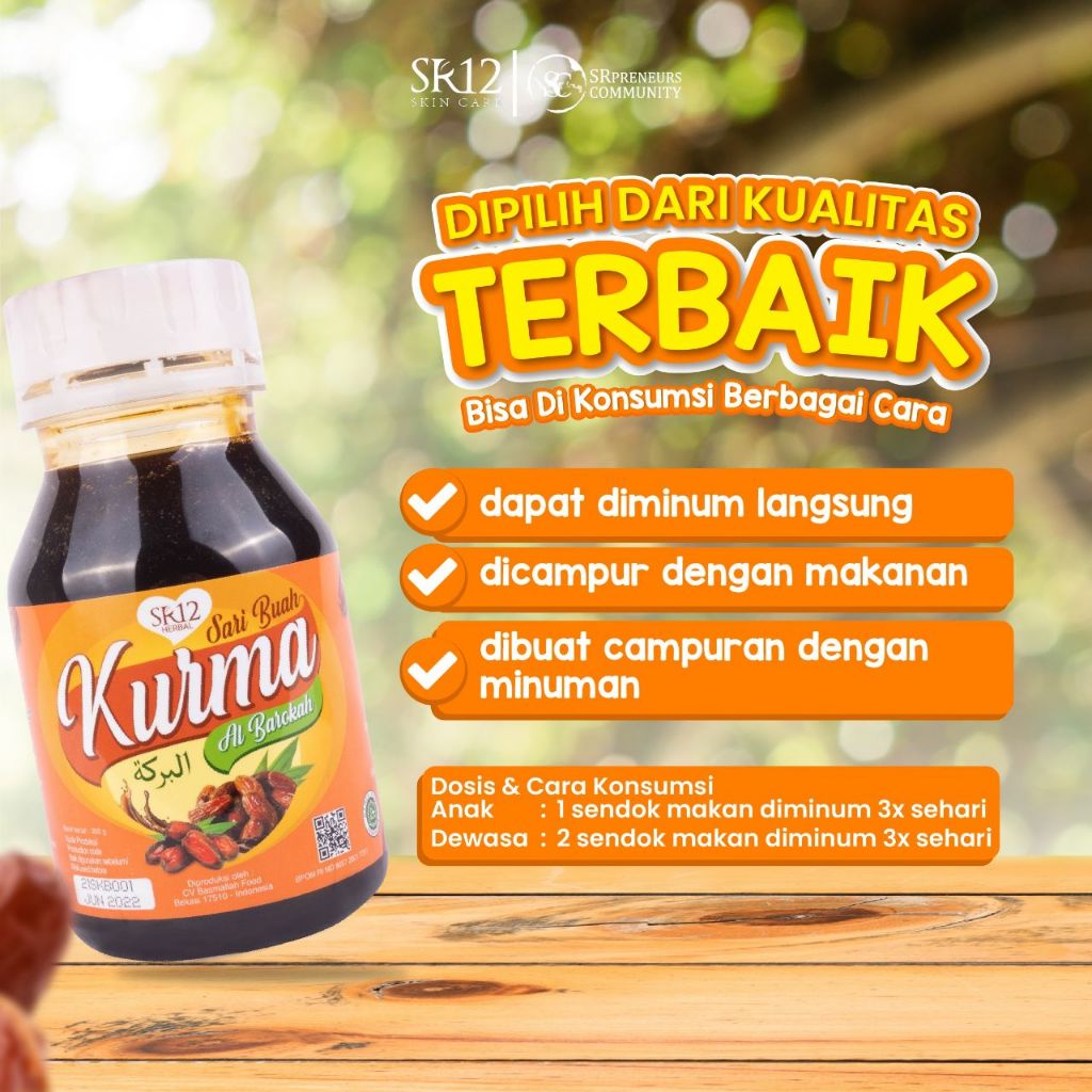 

SARI BUAH KURMA / SARI KURMA ASLI / KURMA KUALITAS untuk STAMINA TUBUH kurang darah vitamin herbal