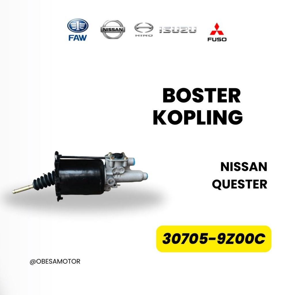 BOSTER KOPLING NISSAN QUESTER (30705-9Z00C)/CLUTCH SERVO/BOSTER / BOOSTER CLUTCH SERVO KOPLING UD QU