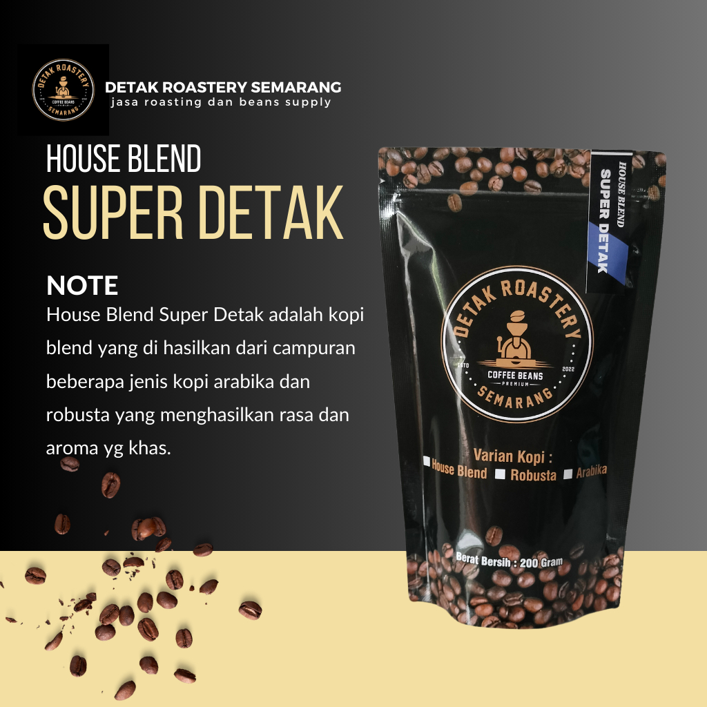 

Kopi House Blend Super Detak Premium