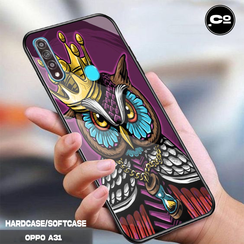 Case  OPPO A31  - Casing OPPO A31 [ OWL ] Silikon OPPO A31  - Kesing Hp - Casing Hp  - Case Hp - Cas
