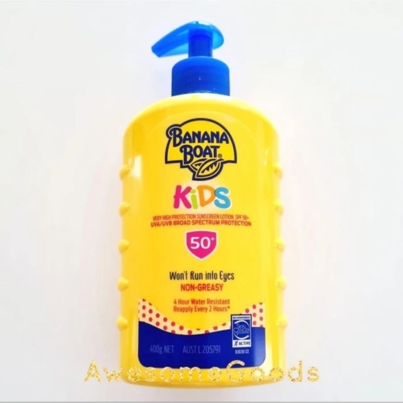 Banana Boat SPF 50+ Kids 400g Pump