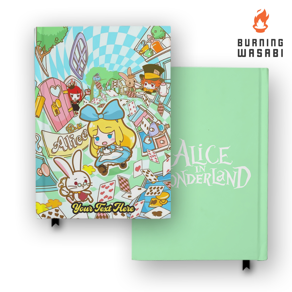 

Buku Catatan Notebook Alice In Wonderland 25 Agenda Diary Jurnal Custom Hardcover Pocket Book Planner Diary Gift A5 A6