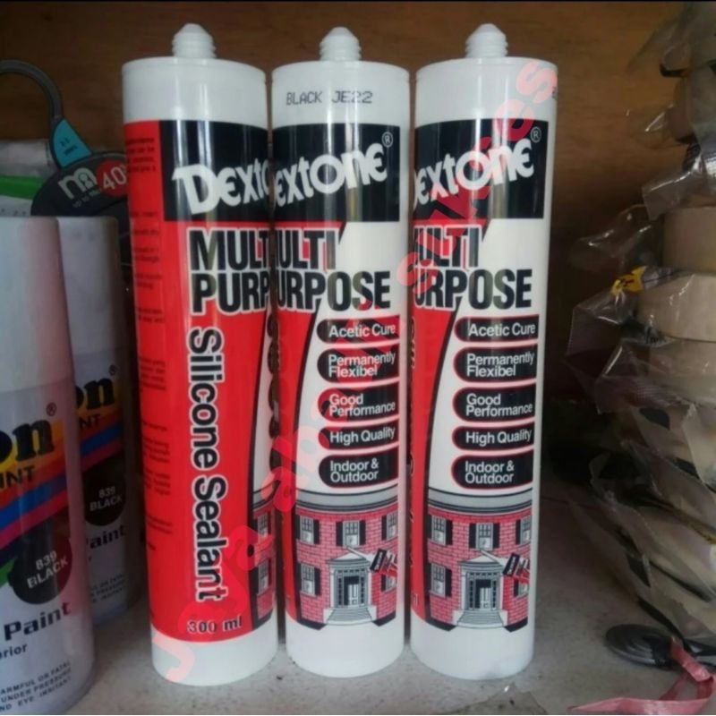 {FREEONGKIR} GAN SILICONE SEALANT DEXTONE / SEALANT MULTIPURPOSE DEXTONE / LEM KACA DEXTONE / LEM