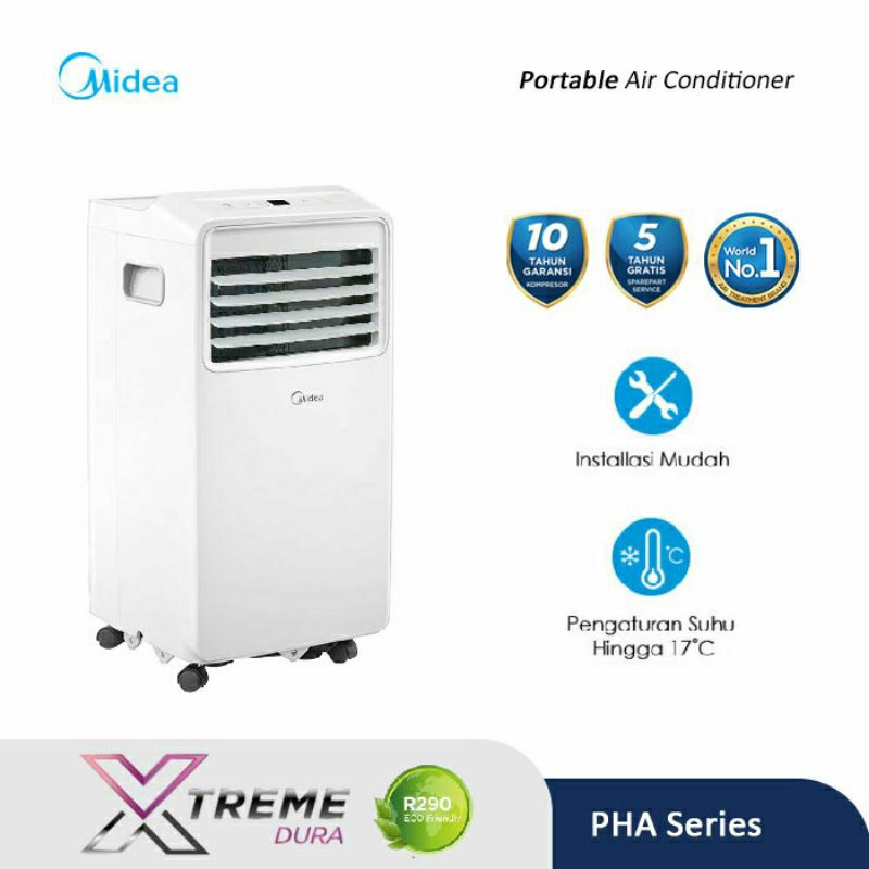 AC portable 1pk Midea MPHA-09CRN7