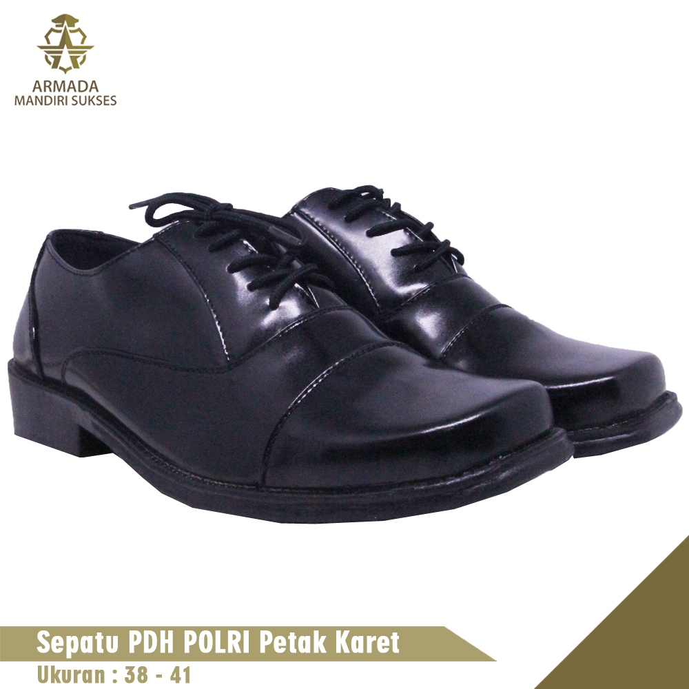 Obral Sepatu Pantofel Kulit Alas Karet - Sepatu PDH Pantofel Pria