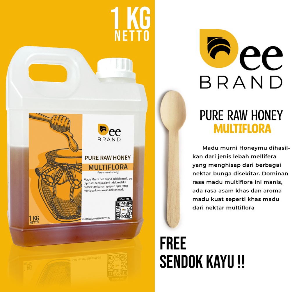 

R3ady St0ck [1kg] Madu Cair Asli Multiflora Kualitas Oke