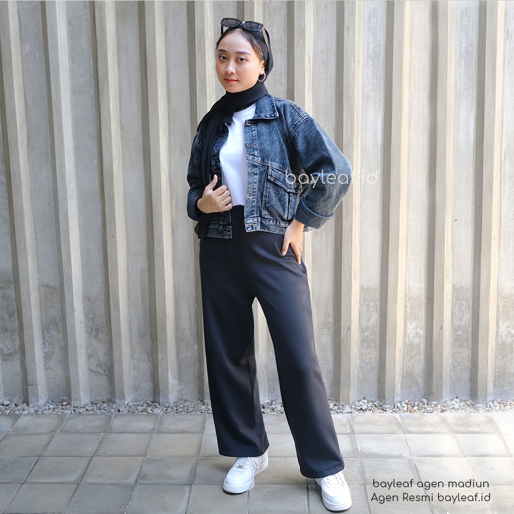 VEAST JAKET JEANS CROP BY BAYLEAF.ID
