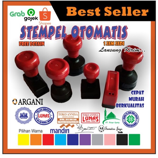 

[COD DQ56] Stempel otomatis atau stempel warna murah dan berkualitas Best Product