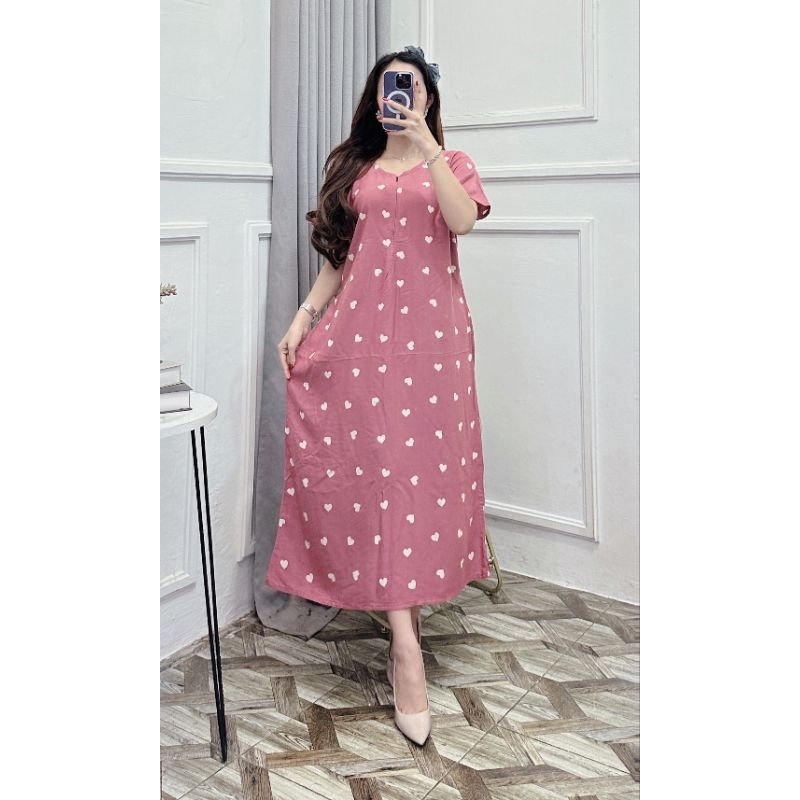 Daster Wanita Rayon Grade A Busui Resleting Depan Baju Tidur Daster Kekinian DASTER VIRAL DASTER BIA