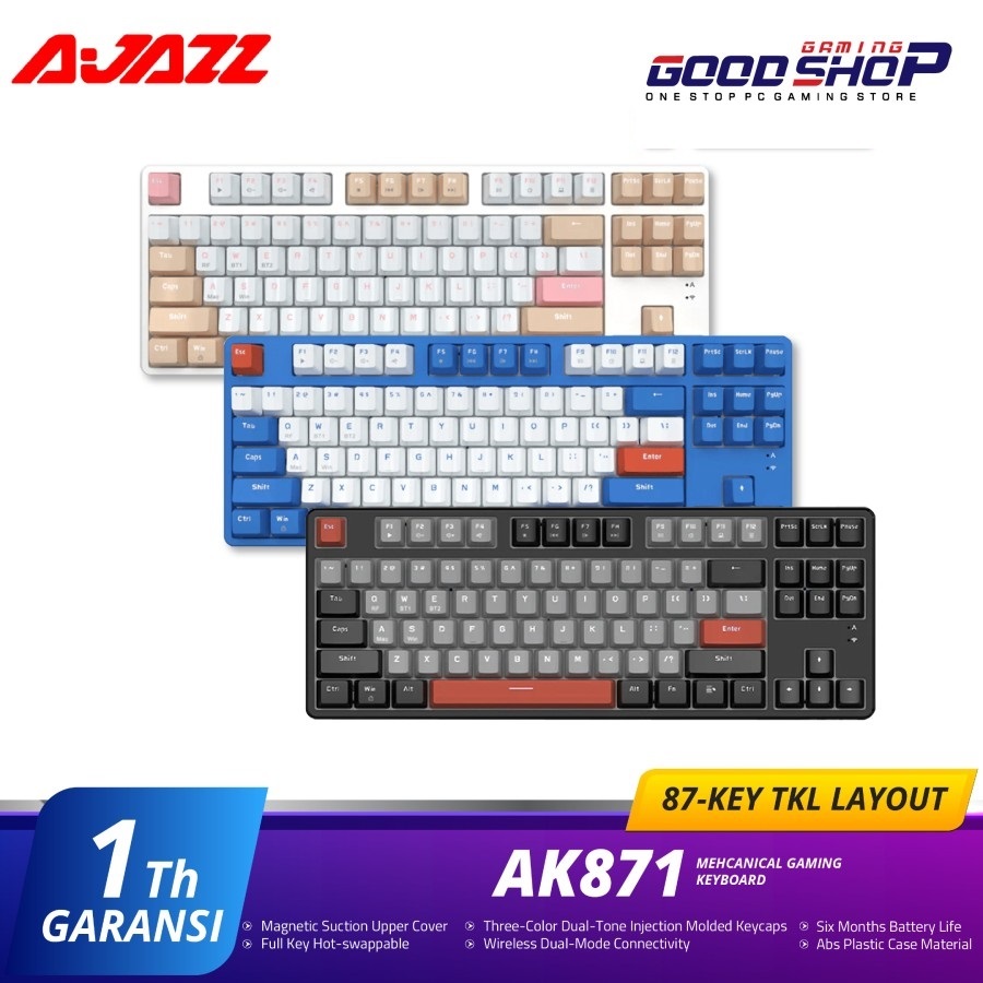 AJAZZ AK871 - MECHANICAL KEYBOARD