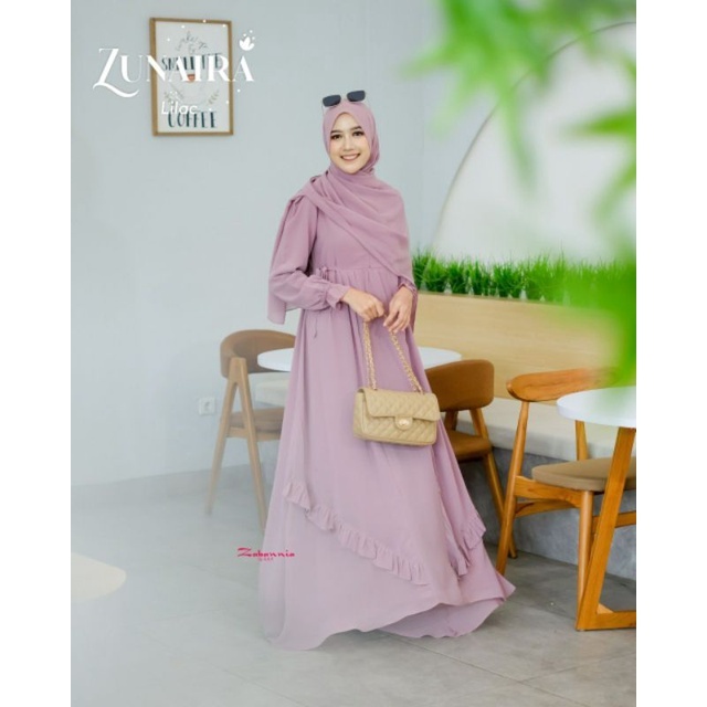 GAMIS SET KHIMAR ZUNAIRA BY ZABANNIA