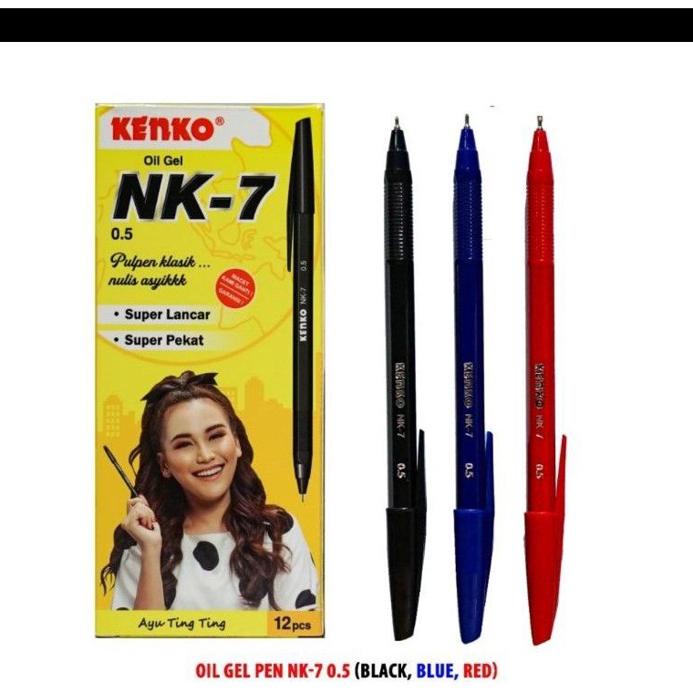 

Gr0sir Pulpen Standar Kenko NK-7 (LUSIN) Serba Murah