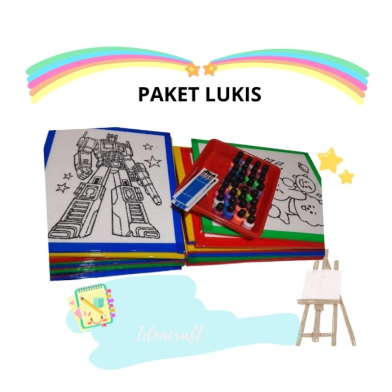 

STYROFOAM LUKIS PAKET KOMPLIT TERMURAH CAT, KUAS DAN PALET 1SET