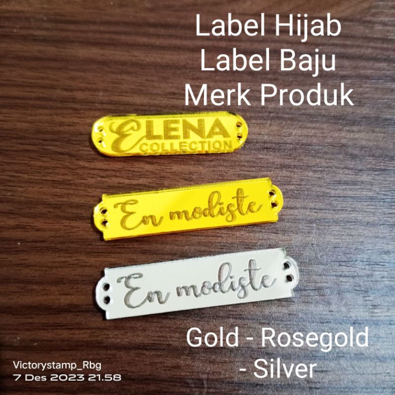 

Label Hijab Akrilik, Merk Hijab Akrilik, Label Baju - Rebrand Merk Hijab Termurah Rembang