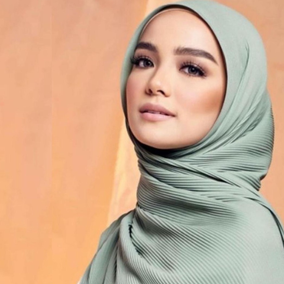 TIPE LJJ721 Pleated Shawl Pashmina Plisket Malaysia cerutty babydoll