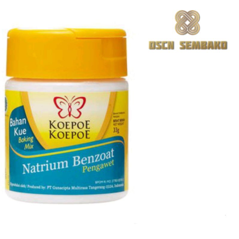 

Natrium Benzoat 33 gram