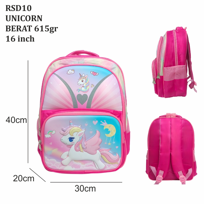 Tas Sekolah Anak Laki Laki SD Tas Ransel Sekolah Karakter 3D Timbul Tas Anak Cowok Ransel Pria Impor
