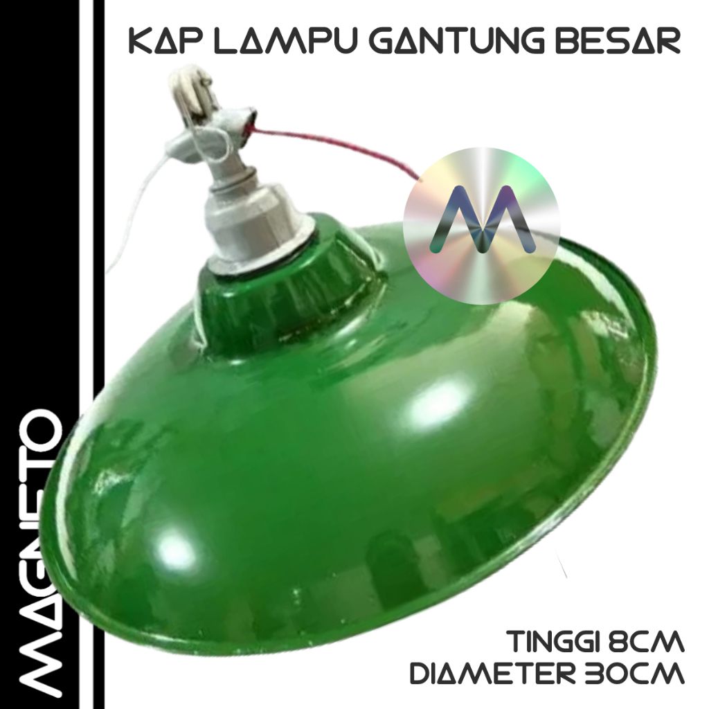 KAP LAMPU JALAN ANTI AIR BESAR + FITTING SET GANTUNG BESAR TUTUP LAMPU OUTDOR SATU SET DENGAN FITING
