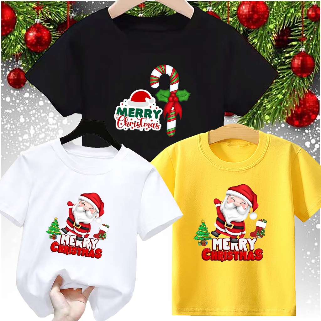 Kaos Natal Anak Perempuan Kaos Natal Anak Laki laki Baju Natal Anak Anak Terbaru Baju Natal untuk An
